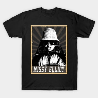Classic Missy Elliott Rapper Signature Black Unisex T Shirt